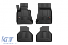 image-31-Specific rubber mats suitable for BMW 7 Series E66 2001-2008, 4-piece set, black color, with 24-month warranty from Frogum 3D ProLine series.