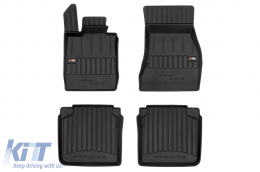 image-7-Specific rubber mats suitable for BMW 7 Series G12 after 2015, 4-piece set, black color, with 24-month warranty