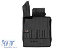 Specific rubber mats suitable for BMW 7 Series G12 after 2015, 4-piece set, black color, with 24-month warranty-image-6222017