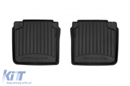Specific rubber mats suitable for BMW 7 Series G12 after 2015, 4-piece set, black color, with 24-month warranty-image-6222019