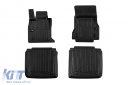 image-69-Specific rubber mats suitable for BMW 7 Series G70, i7 sedan after 2022, 4-piece set, black color, with 24-month warranty
