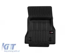 Specific rubber mats suitable for BMW 7 Series G70, i7 sedan after 2022, 4-piece set, black color, with 24-month warranty-image-6223770