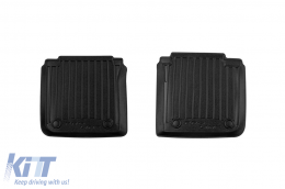 Specific rubber mats suitable for BMW 7 Series G70, i7 sedan after 2022, 4-piece set, black color, with 24-month warranty-image-6223771