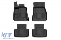 image-59-Specific rubber mats suitable for BMW 8 Series G16 Gran Coupe xDrive after 2019, 4-piece set, black color, with 24-month warranty