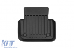 Specific rubber mats suitable for BMW 8 Series G16 Gran Coupe xDrive after 2019, 4-piece set, black color, with 24-month warranty-image-6223139