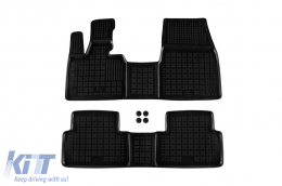 image-33-Specific rubber mats suitable for BMW i3 after 2013, 2-piece set, black color