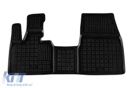 Specific rubber mats suitable for BMW i3 after 2013, 2-piece set, black color-image-6214302