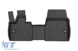 Specific rubber mats suitable for BMW i3 after 2013, 2-piece set, black color, with 24-month warranty-image-6222447