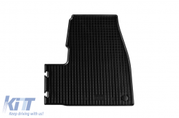 Specific rubber mats suitable for BMW i3 after 2013, 4-piece set, black color-image-6229266