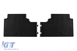 Specific rubber mats suitable for BMW i3 after 2013, 4-piece set, black color-image-6229267