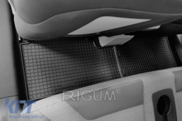 Specific rubber mats suitable for BMW i3 after 2013, 4-piece set, black color-image-6229270