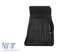 Specific rubber mats suitable for BMW i4 G26 Liftback after 2021, 4-piece set, black color, with 24-month warranty-image-6223754