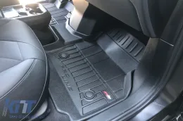 Specific rubber mats suitable for BMW iX I20 after 2021, 2-piece set, black color, with 24-month warranty-image-6223868