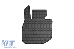 Specific rubber mats suitable for BMW iX1 U11 Electric after 2022, 4-piece set, black color-image-6231087