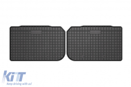 Specific rubber mats suitable for BMW iX1 U11 Electric after 2022, 4-piece set, black color-image-6231089