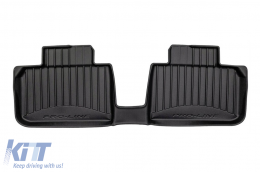 Specific rubber mats suitable for BMW iX1 U12 after 2022, 3-piece set, black color, with 24-month warranty-image-6223931