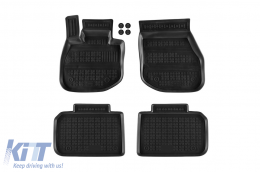 image-49-Specific rubber mats suitable for BMW iX1 X-Drive Electric after 2023, 4-piece set, black color