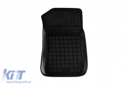 Specific rubber mats suitable for BMW X1 E84 2009-2016, 4-piece set, black color-image-6214187
