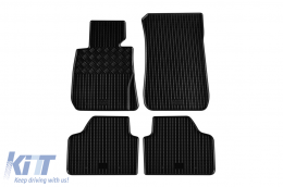 image-10-Specific rubber mats suitable for BMW X1 E84, Xdrive 2009-2015, 4-piece set, black color
