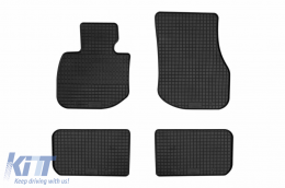 Specific rubber mats suitable for BMW X1 U11, iX1 U12 after 2022, iX2 U10 after 2023, 4-piece set, black color - ABFMB6015909