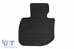 Specific rubber mats suitable for BMW X1 U11, iX1 U12 after 2022, iX2 U10 after 2023, 4-piece set, black color-image-6213105