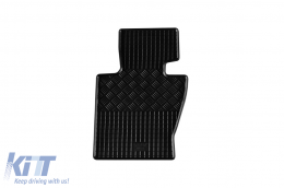 Specific rubber mats suitable for BMW X3 E83 2004-2010, 4-piece set, black color-image-6248275