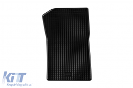Specific rubber mats suitable for BMW X3 E83 2004-2010, 4-piece set, black color-image-6248276