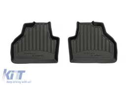 Specific rubber mats suitable for BMW X3 F25 2010-2017 from Frogum 3D ProLine series, 4-piece set, black color, with 24-month warranty-image-6220942