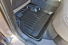 Specific rubber mats suitable for BMW X3 F25 2010-2017 from Frogum 3D ProLine series, 4-piece set, black color, with 24-month warranty-image-6220946