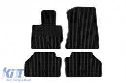 Specific rubber mats suitable for BMW X3 F25 2011-2017, 4-piece set, black color - ABFMB6023430