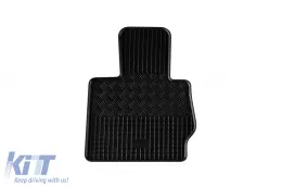 Specific rubber mats suitable for BMW X3 F25 2011-2017, 4-piece set, black color-image-6248280