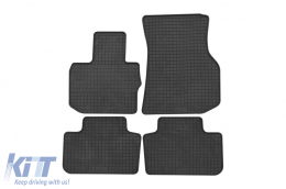 image-0-Specific rubber mats suitable for BMW X3 G01 after 2017, 4-piece set, black color