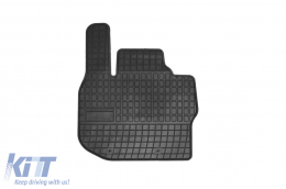 Specific rubber mats suitable for BMW X3 G01 after 2017, 4-piece set, black color-image-6230753