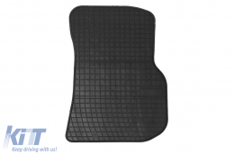 Specific rubber mats suitable for BMW X3 G01 after 2017, 4-piece set, black color-image-6230754