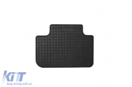 Specific rubber mats suitable for BMW X3 G01 after 2017, 4-piece set, black color-image-6230756