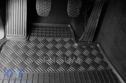 Specific rubber mats suitable for BMW X5 E53 1999-2006, 4-piece set, black color-image-6228477