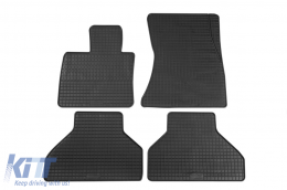 image-15-Specific rubber mats suitable for BMW X5 E70 2007-2013, X5 F15 2013-2018, X6 E71 2008-2014, X6 F16 2014-2019, 4-piece set, black color