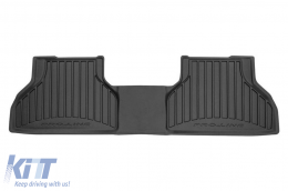 Specific rubber mats suitable for BMW X5 E70 2006-2013 from Frogum 3D ProLine series, 3-piece set, black color, with 24-month warranty-image-6223199