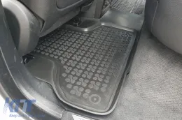 Specific rubber mats suitable for BMW X5 F15 2013-2018, X6 F16 2014-2019, 3-piece set, black color-image-6214239