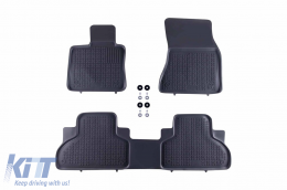 image-25-Specific rubber mats suitable for BMW X5 F15 2013-2018, X6 F16 2014-2019, 3-piece set, grey color
