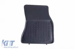 Specific rubber mats suitable for BMW X5 F15 2013-2018, X6 F16 2014-2019, 3-piece set, grey color-image-6214248