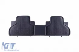 Specific rubber mats suitable for BMW X5 F15 2013-2018, X6 F16 2014-2019, 3-piece set, grey color-image-6214249