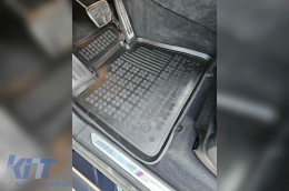 Specific rubber mats suitable for BMW X5 G05 after 2018, 3-piece set, black color-image-6214297