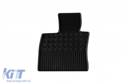 Specific rubber mats suitable for BMW X6 E71 2008-2014, 4-piece set, black color-image-6228482