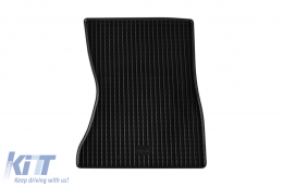 Specific rubber mats suitable for BMW X6 E71 2008-2014, 4-piece set, black color-image-6228483