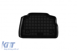 Specific rubber mats suitable for BMW X6 G06 after 2019, 4-piece set, black color-image-6214334