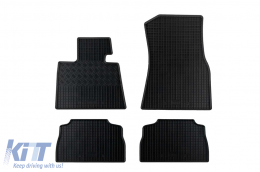 Specific rubber mats suitable for BMW X6 G06 after 2019, 4-piece set, black color - ABFMB6018863