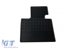Specific rubber mats suitable for BMW X6 G06 after 2019, 4-piece set, black color-image-6229235