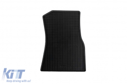 Specific rubber mats suitable for BMW X6 G06 after 2019, 4-piece set, black color-image-6229236