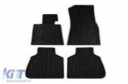 Specific rubber mats suitable for BMW X7 G07 after 2018, 4-piece set, black color - ABFMB6018858
